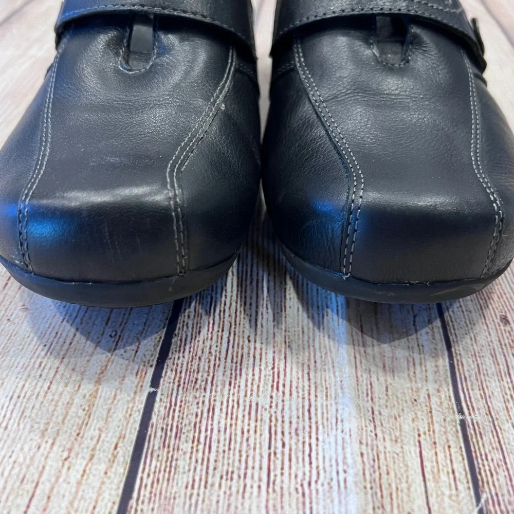 Abeo B.I.O.system Aster Black Leather Orthotic Loafers Women 8.5